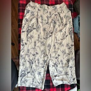 Women’s Floral Wide Leg Pants